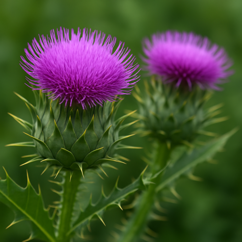 Milk thistle (silymarin) — liver and bile support
