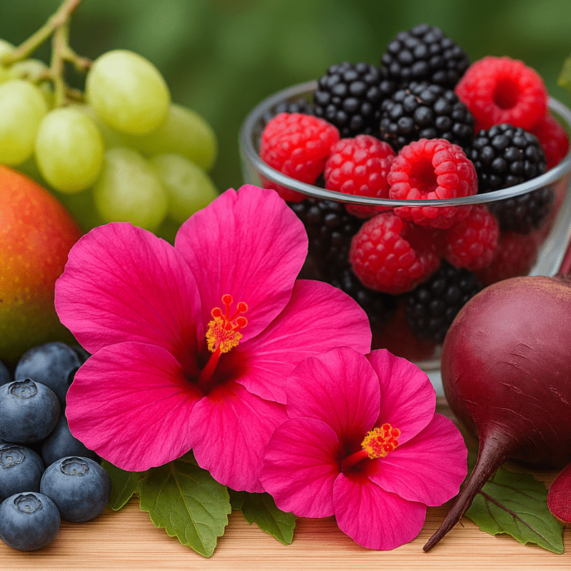 Polyphenol fruits — antioxidants and prebiotic support