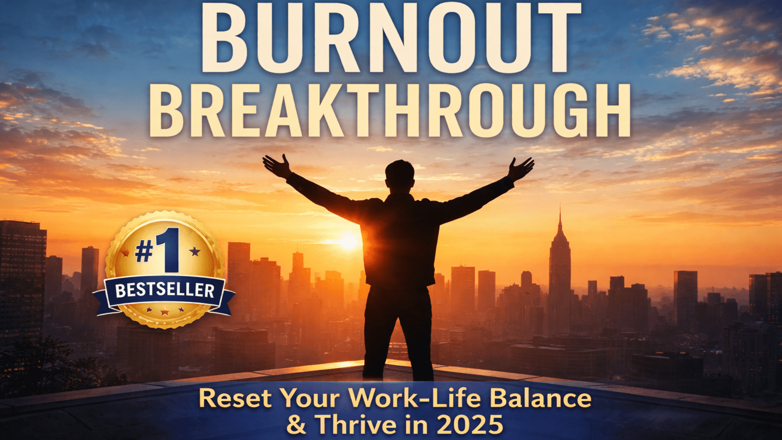 Burnout Breakthrough book cover by Jeremy Jarvis — burnout recovery and work-life balance in 2025