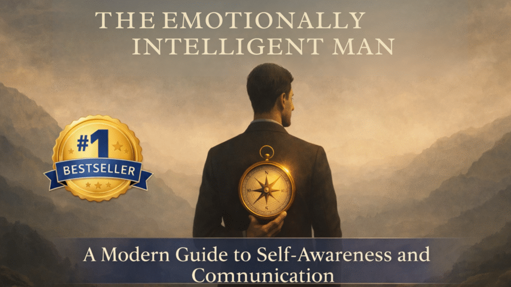 The Emotionally Intelligent Man book cover by Jeremy Jarvis — a modern guide to self-awareness and communication -->