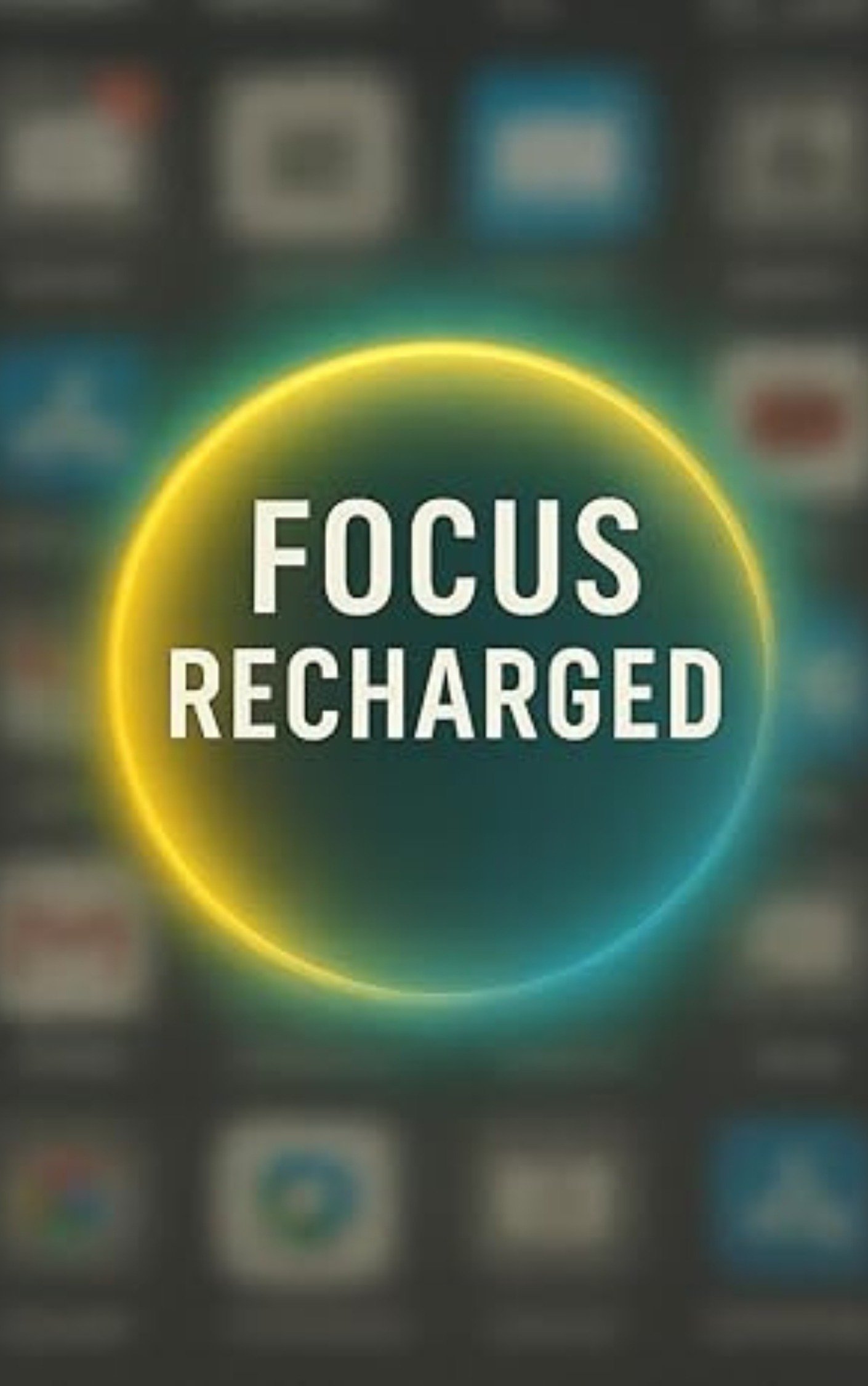 Focus Recharged productivity book cover by Jeremy Jarvis
