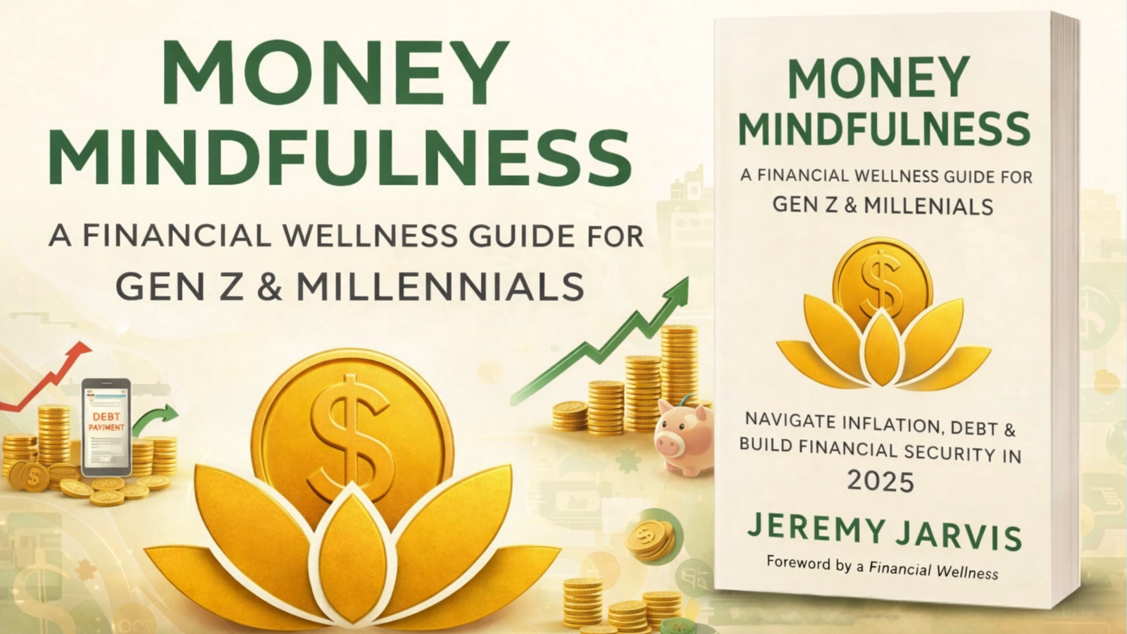 Money Mind financial wellness hero banner for Money Mindfulness by Jeremy Jarvis