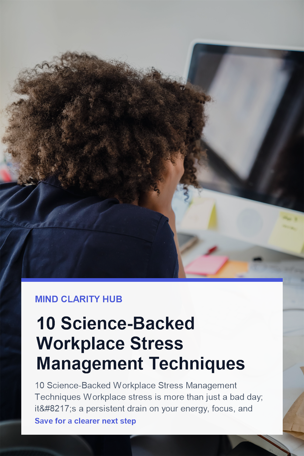 Workplace Stress Management Techniques That Work