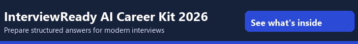 InterviewReady AI Career Kit 2026 banner 728x90